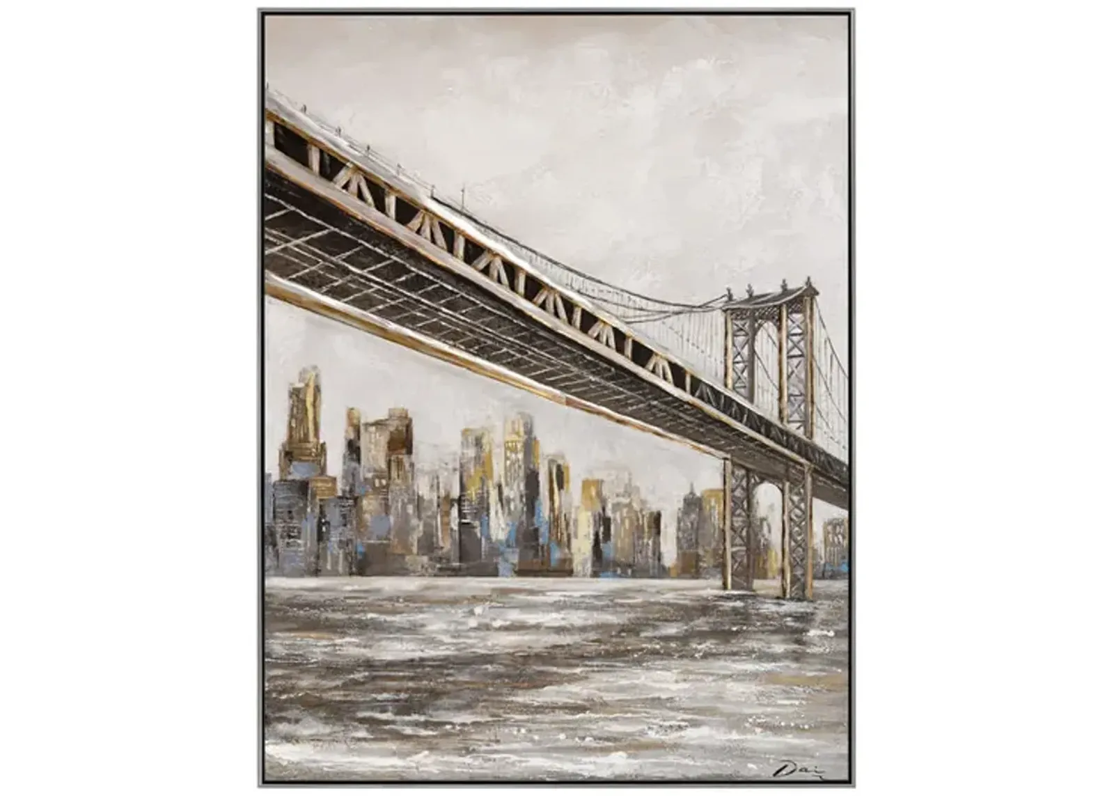 New York City Bridge Canvas Art