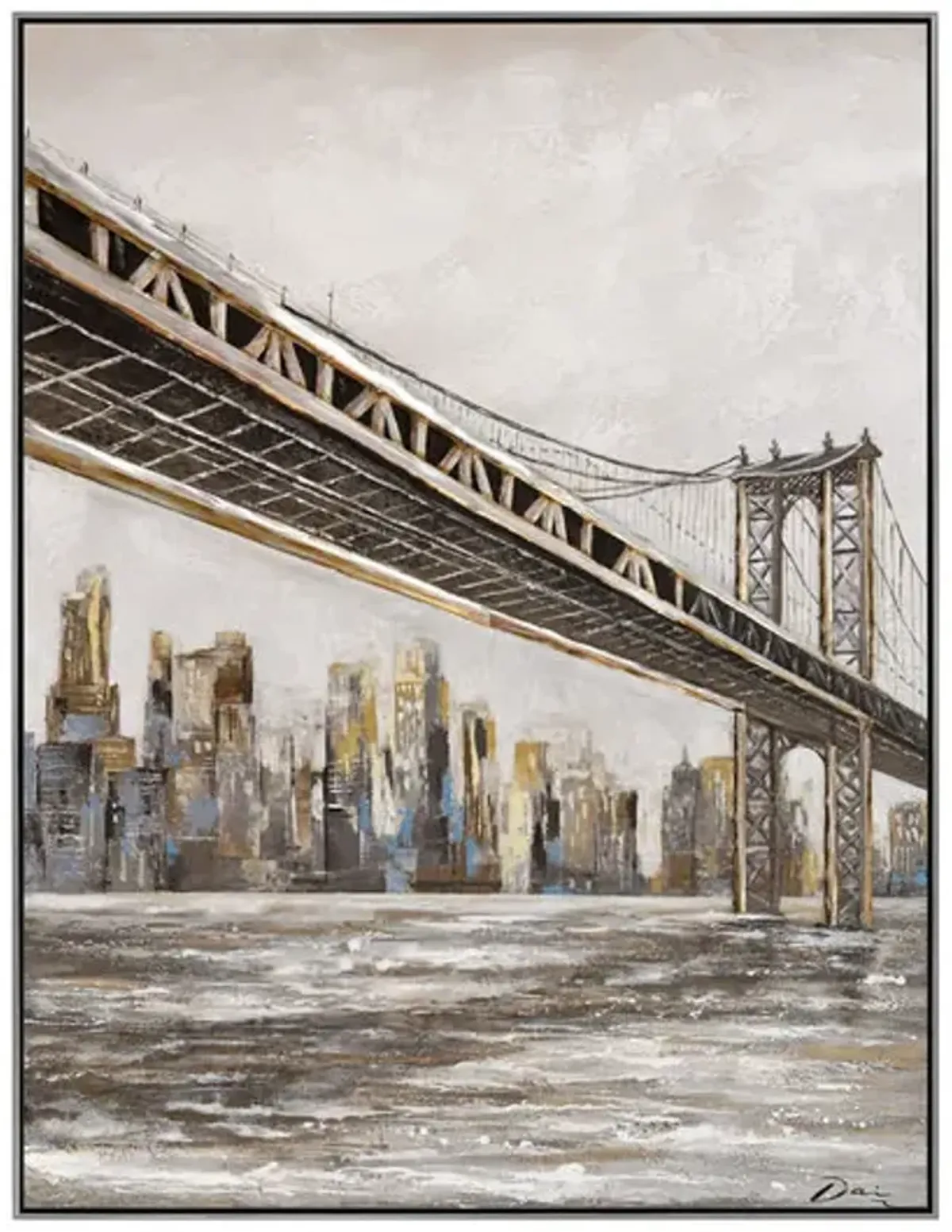 New York City Bridge Canvas Art