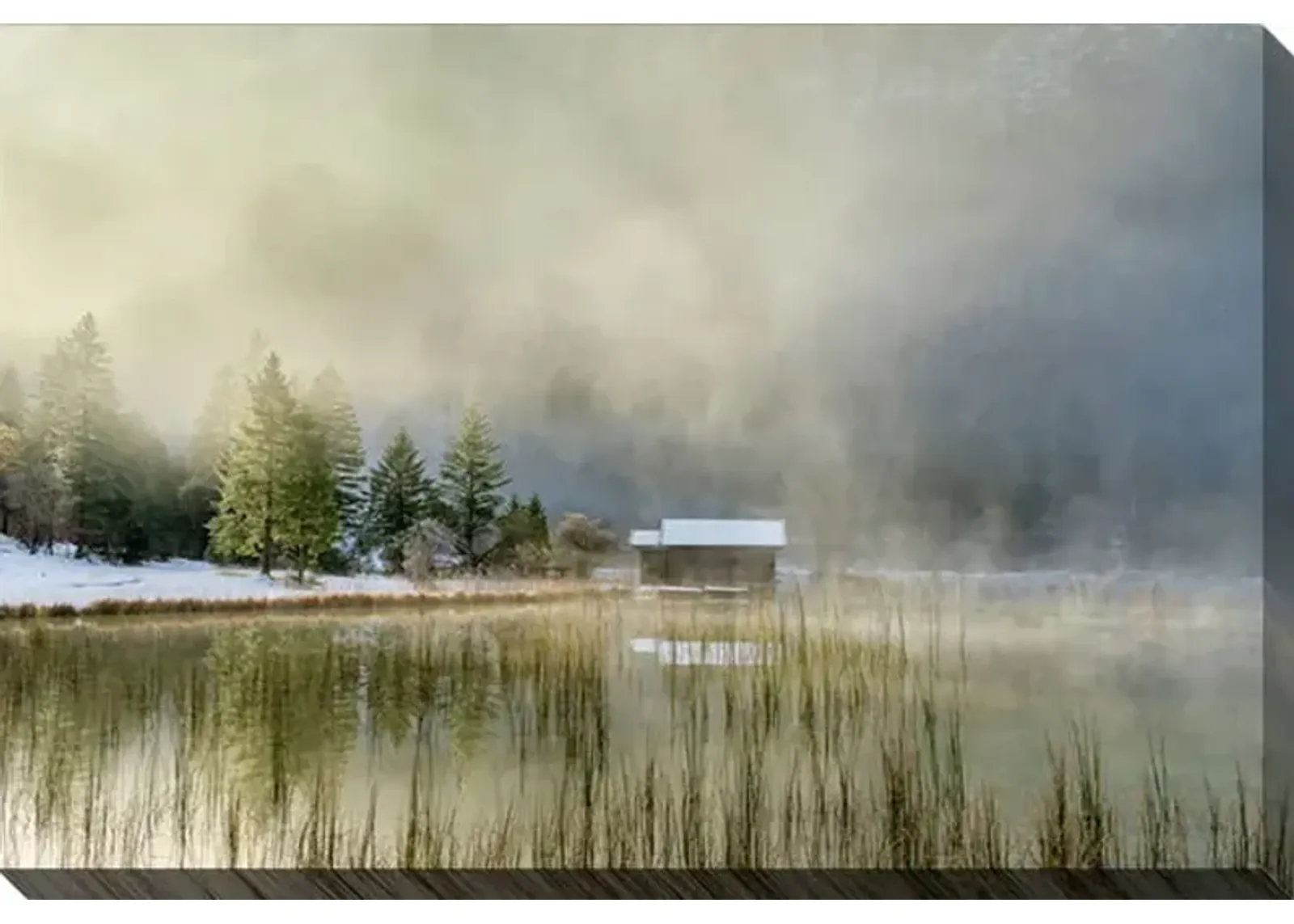 First Touch Of Snow Canvas Art