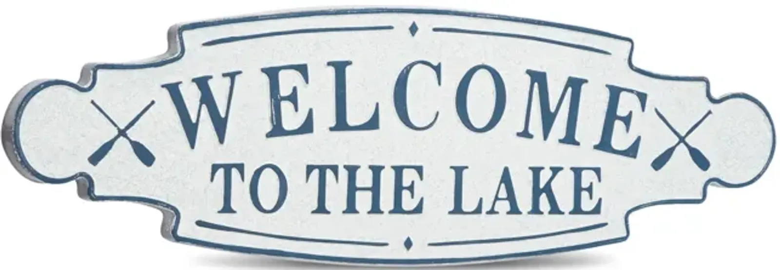 Welcome To Lake Metal Sign