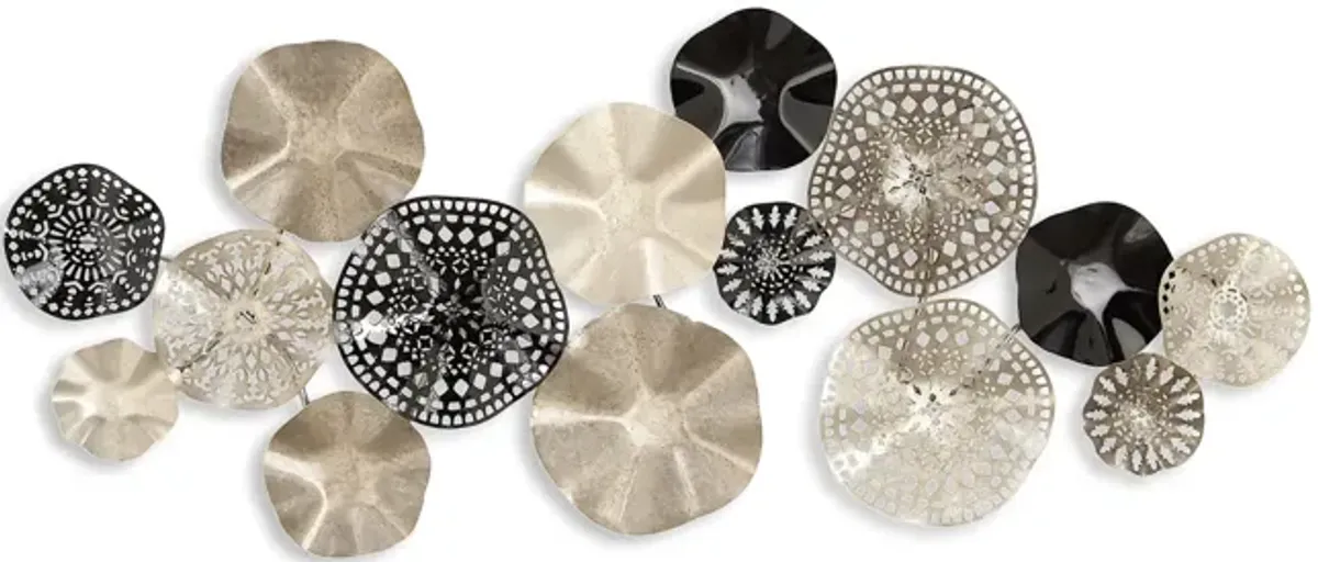 Multi-Disc Metal Wall Decor 