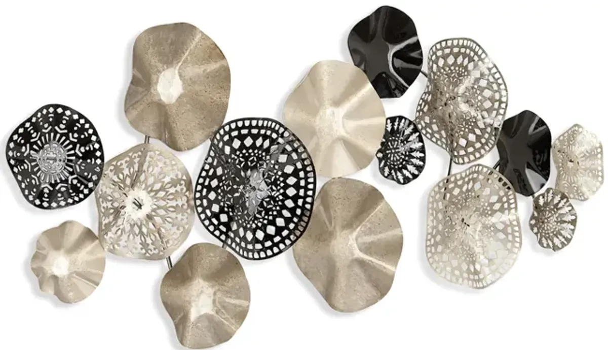 Multi-Disc Metal Wall Decor 