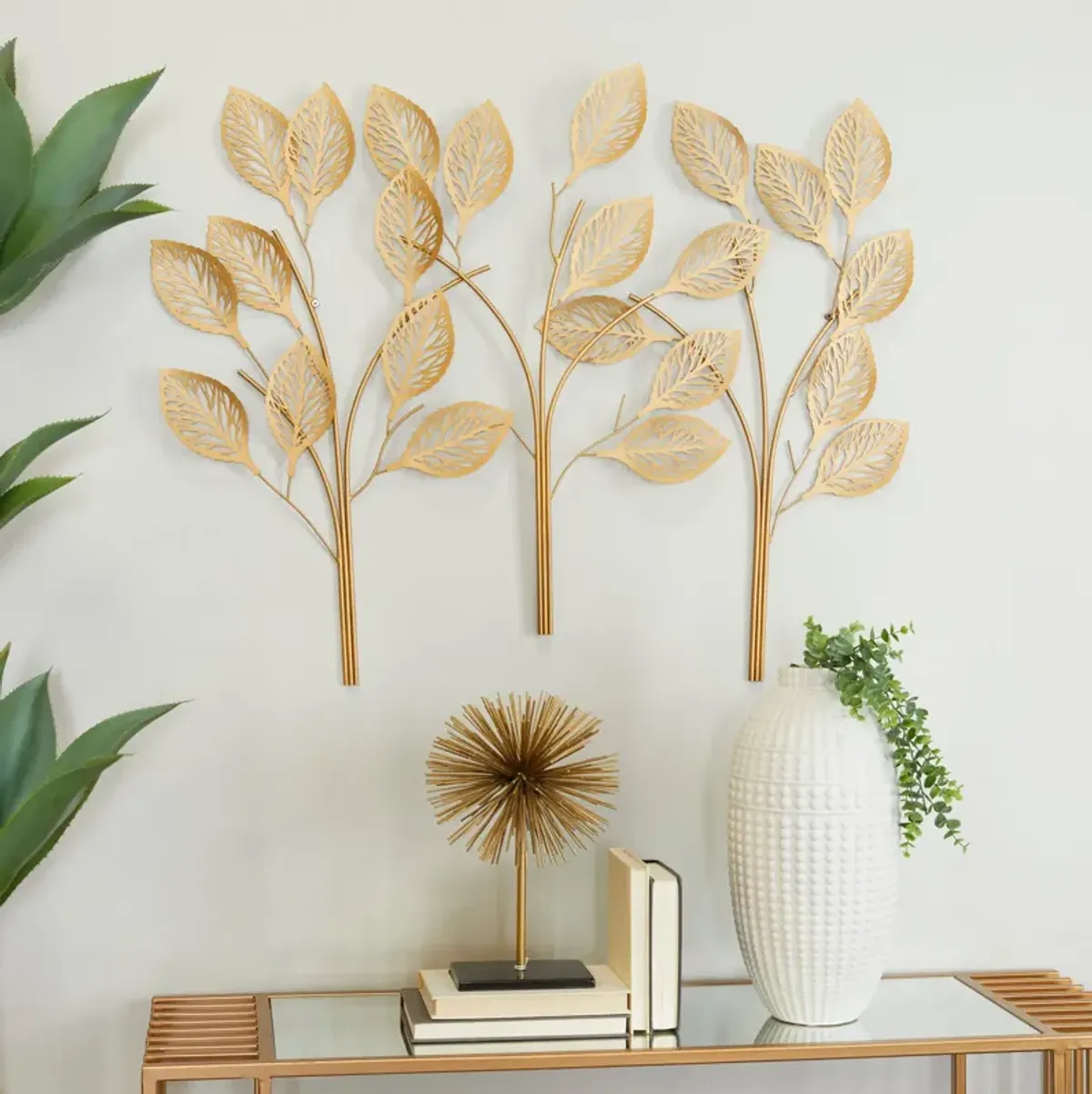 Natural Inspired Metal Wall Decor