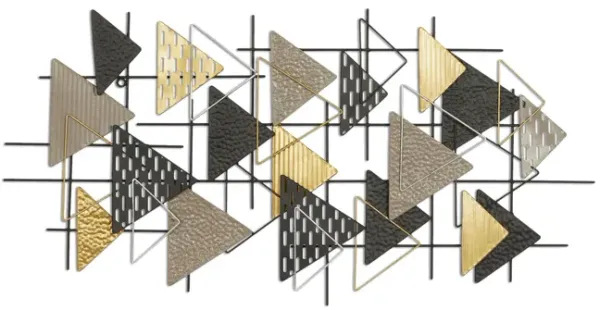 Triangle Multi Metal Wall Pc.