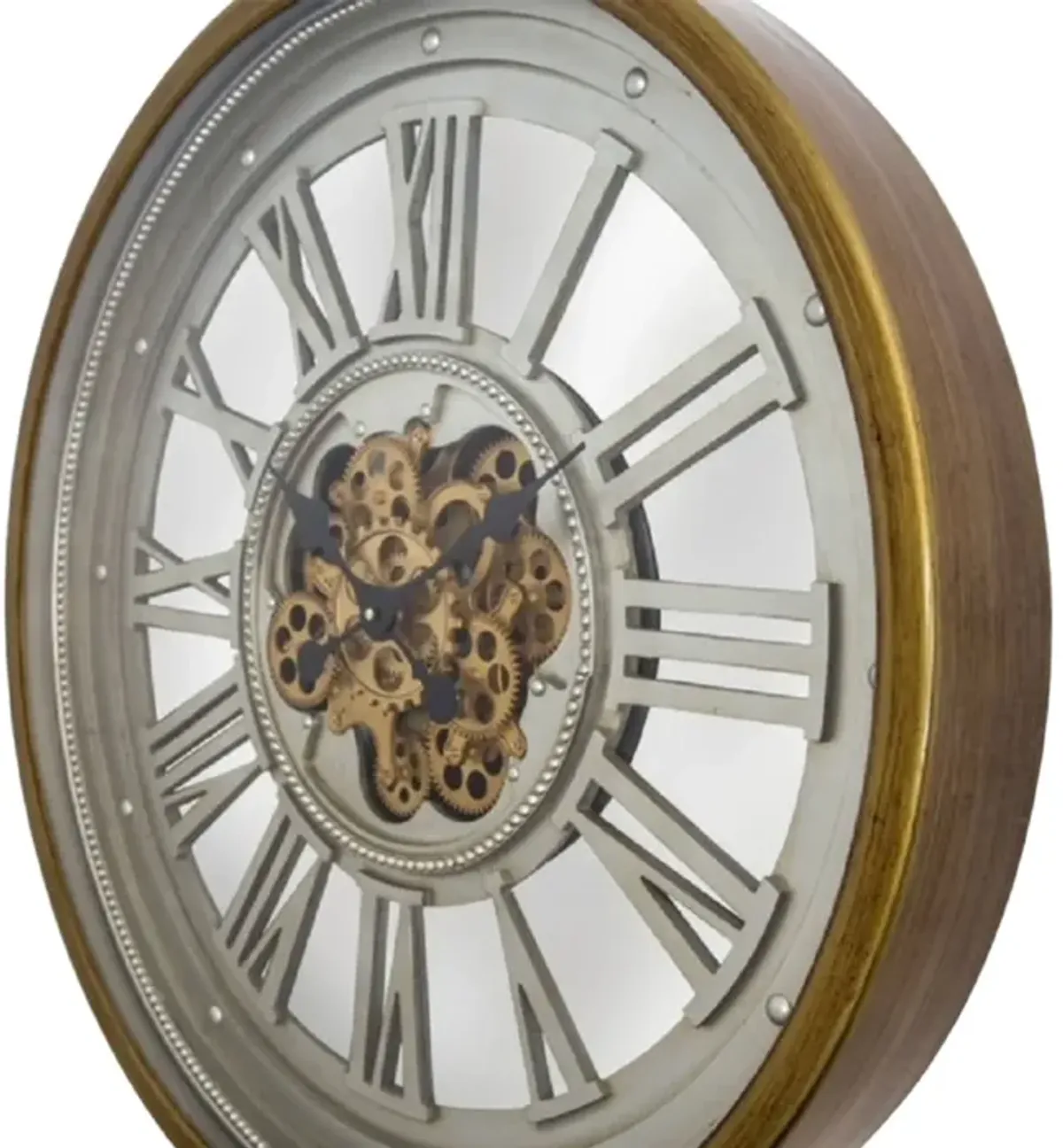 Pewter Gear Clock