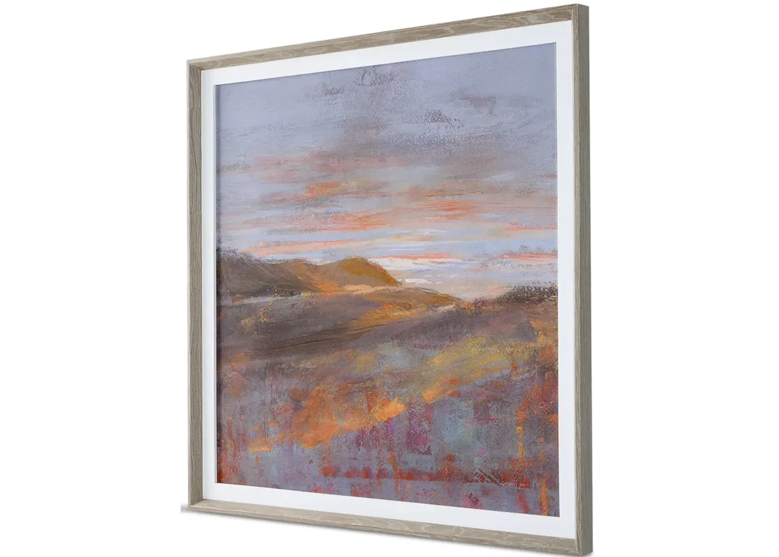 Dawn On The Hills Framed Print