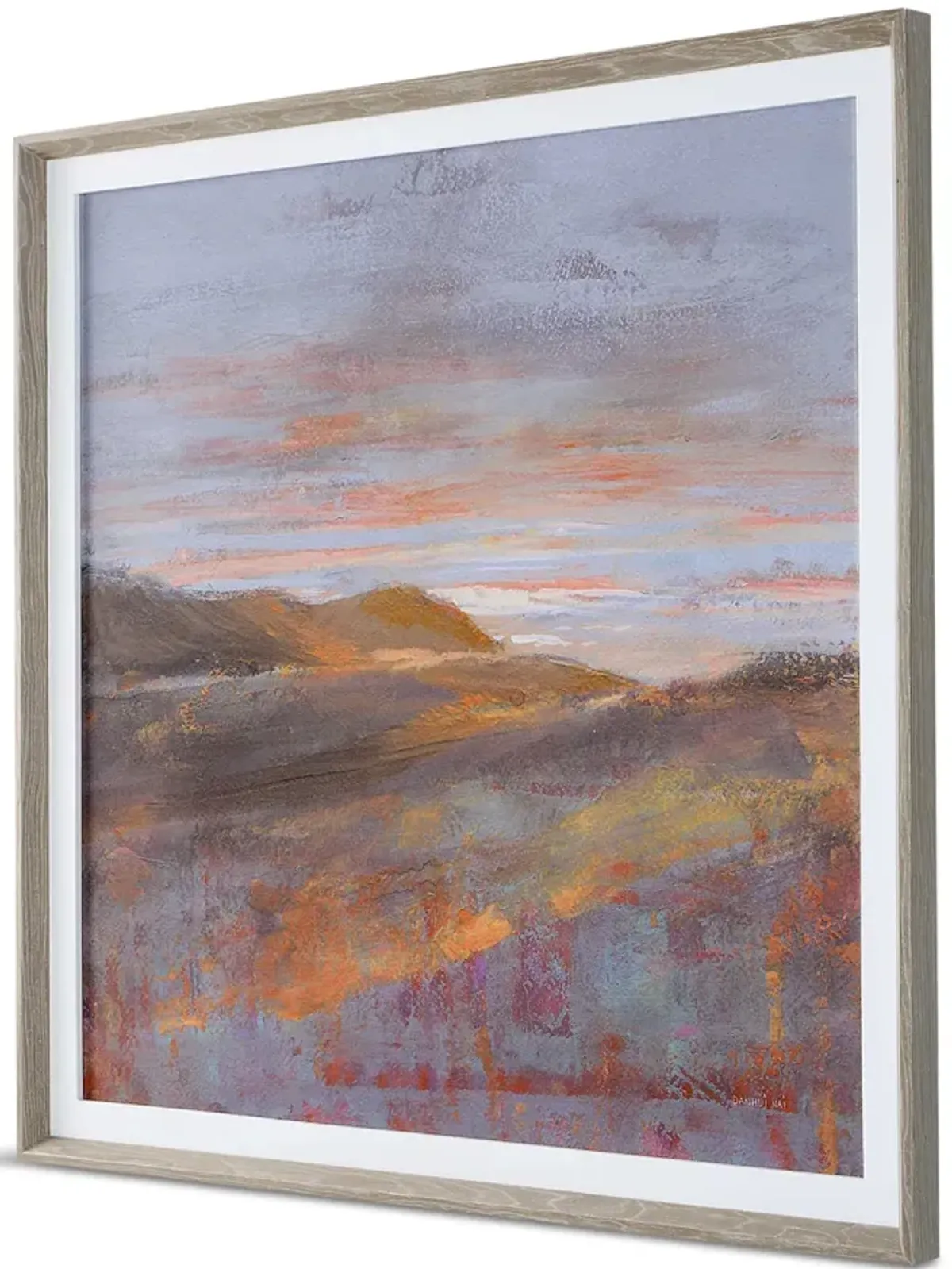 Dawn On The Hills Framed Print