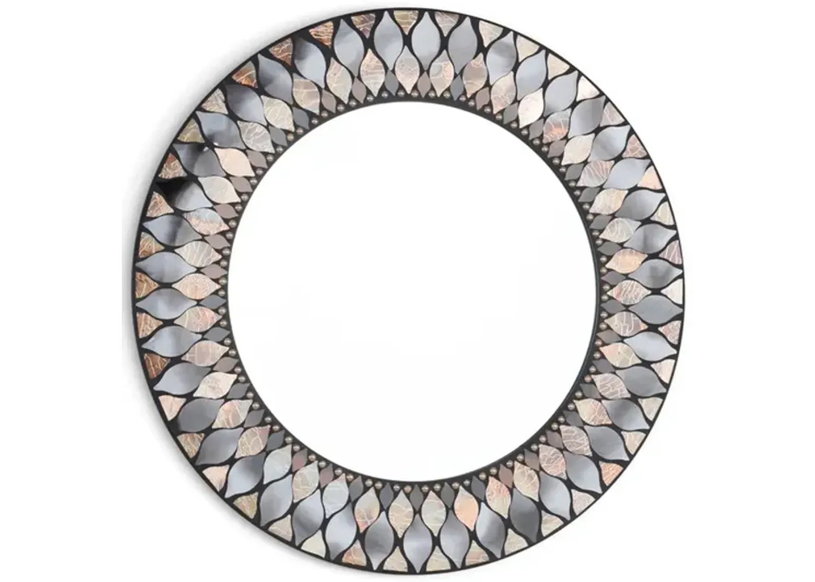 Boho Round Mirror