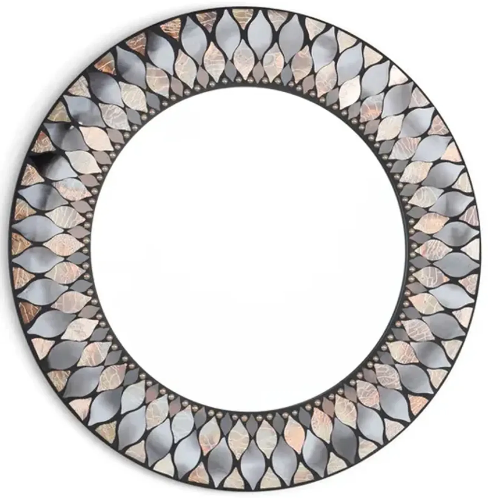 Boho Round Mirror