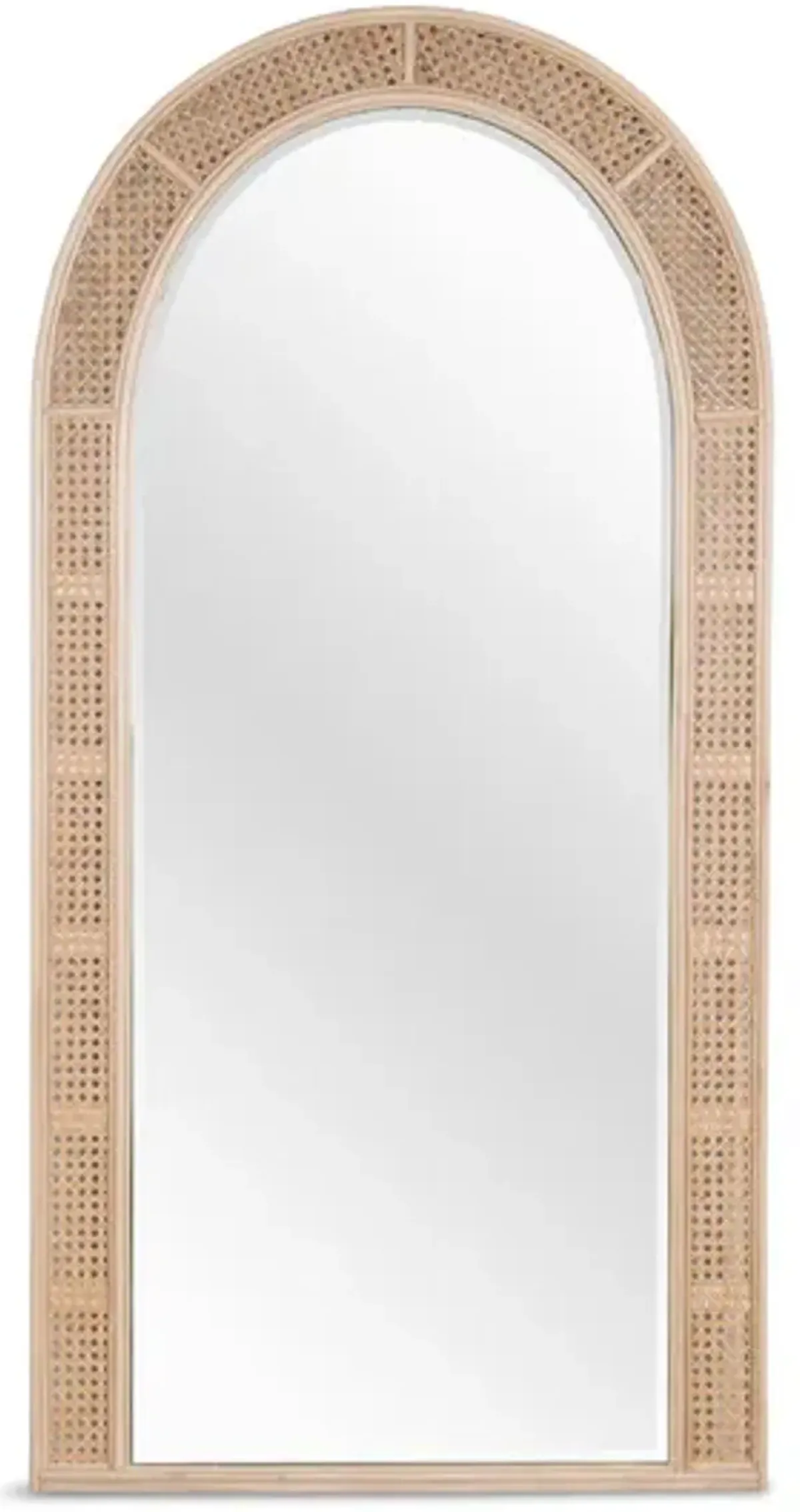 Caned Arch Mirror