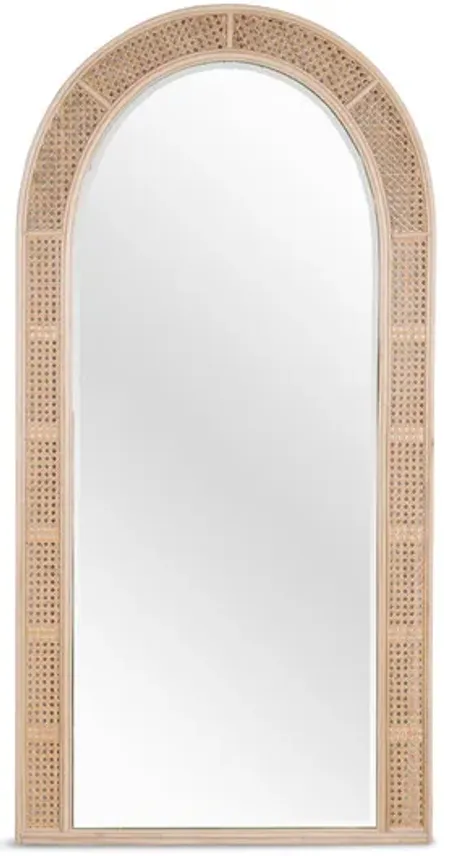 Caned Arch Mirror