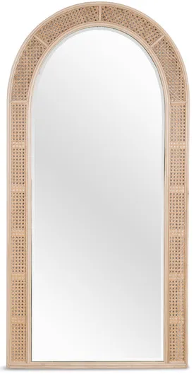 Caned Arch Mirror