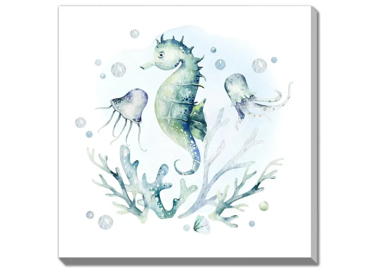 Shari Seahorse Canvas Art