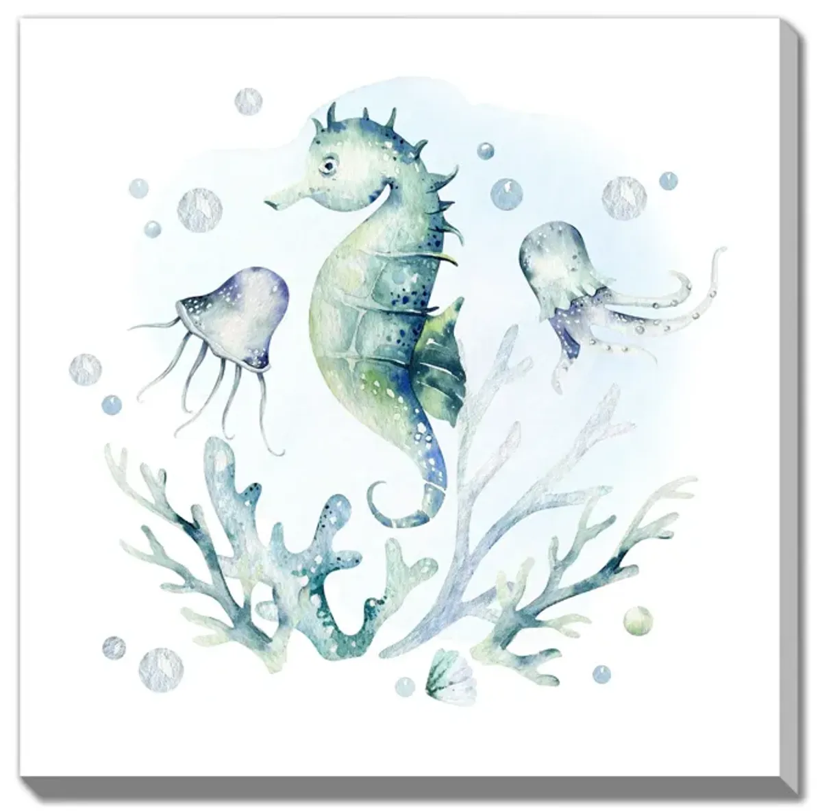 Shari Seahorse Canvas Art