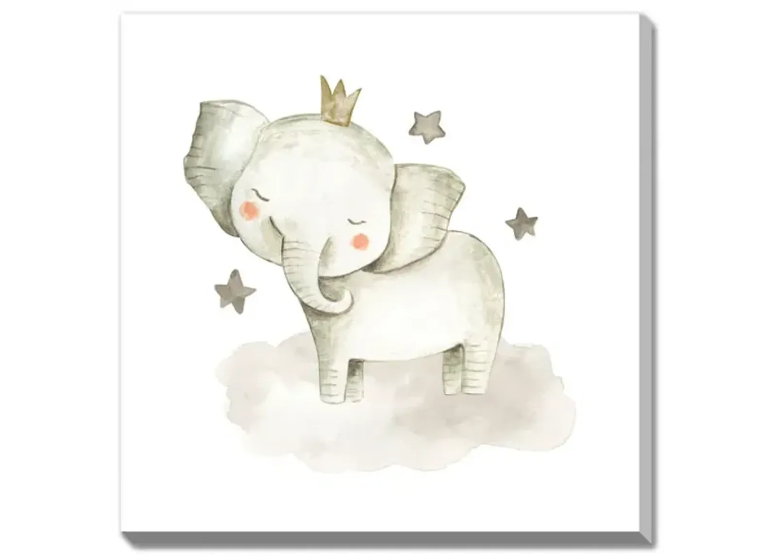 Emmy Star Elephant Canvas Print