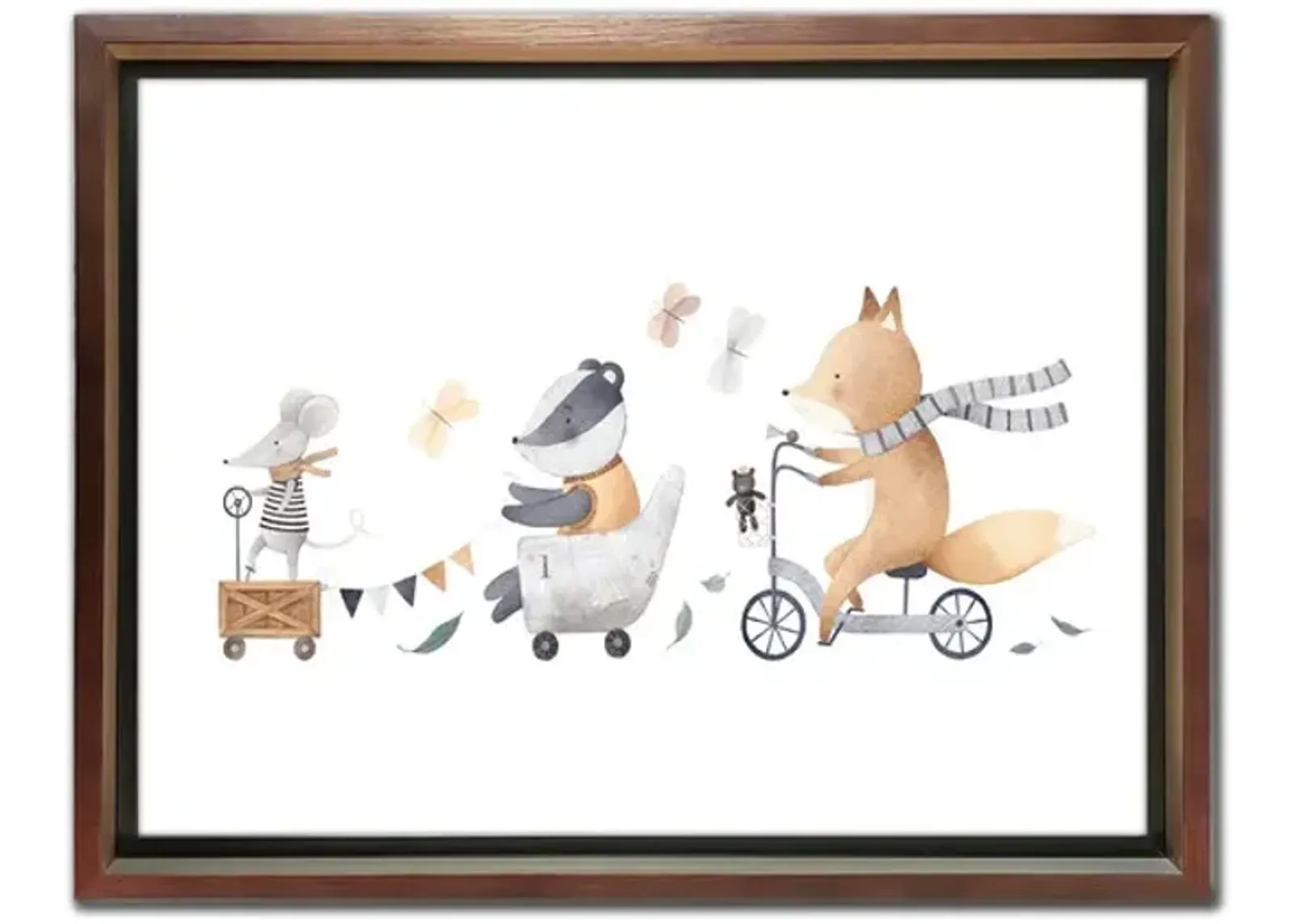 Animals On The Go Framed Art