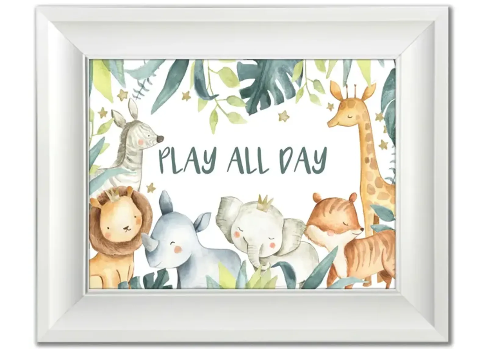 Play All Day Framed Print