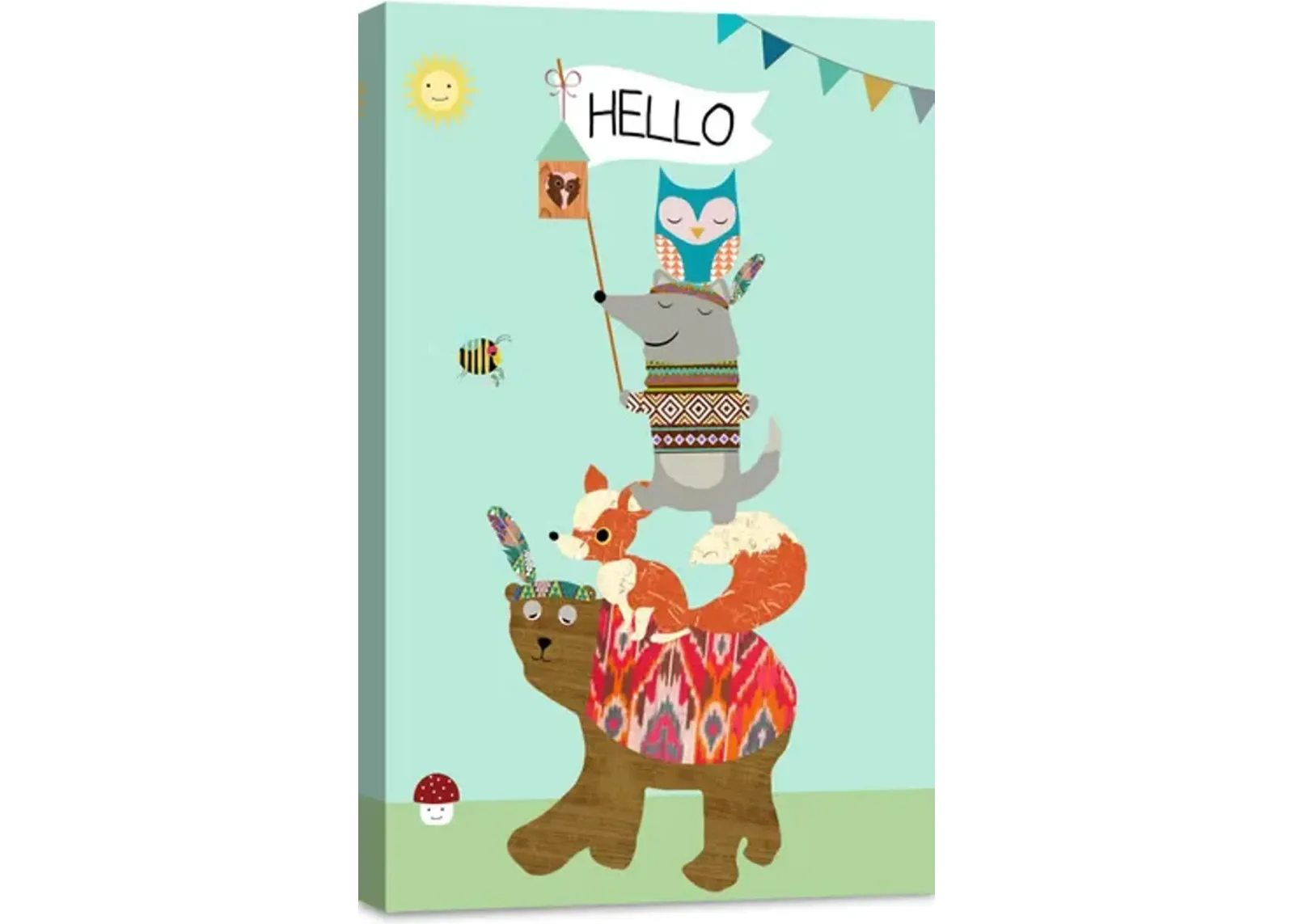 Hello Sentiment On Canvas