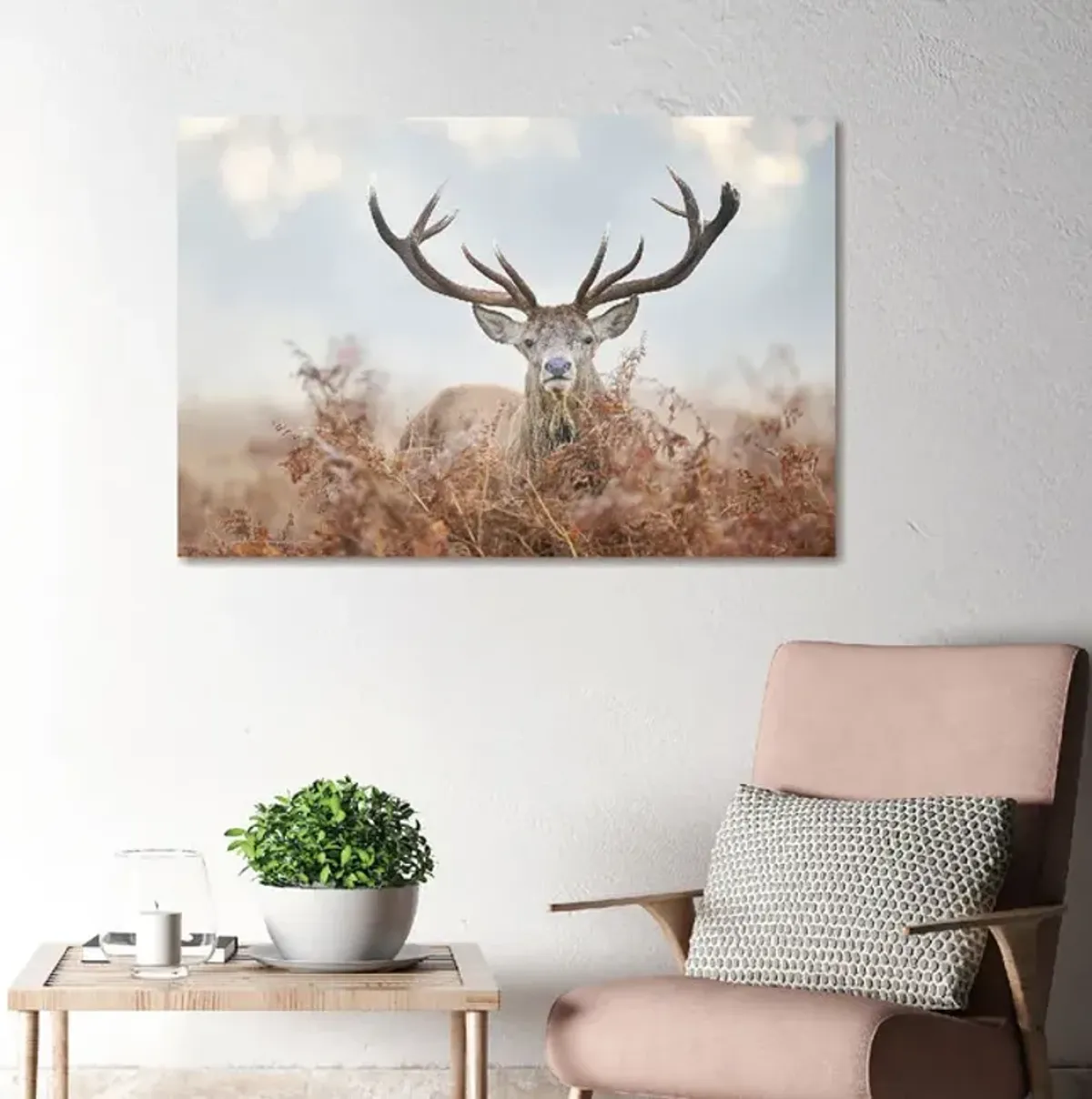 Stand Tall Stag Glass Art