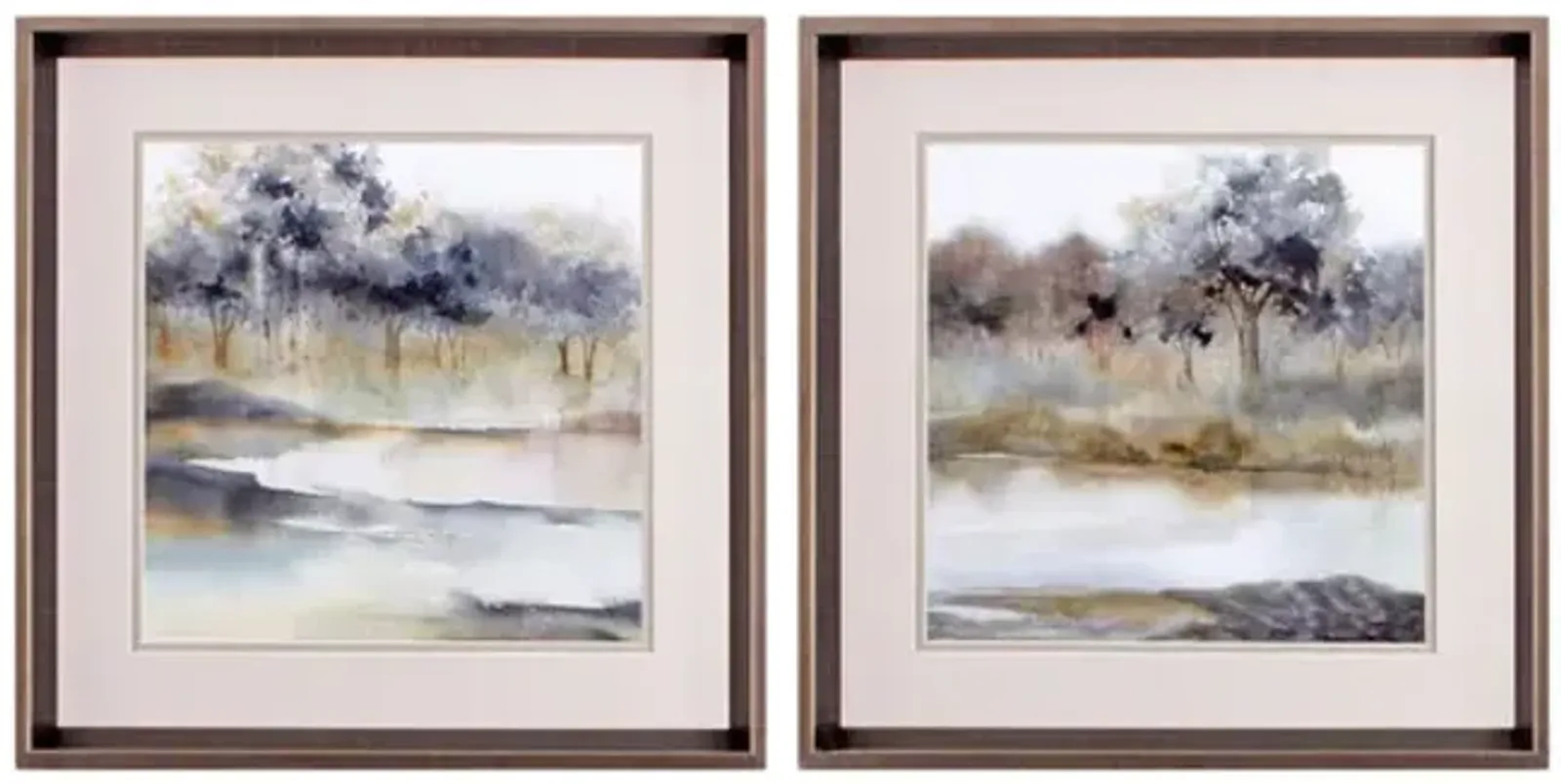 Silent Waters Set of 2 Framed Prints