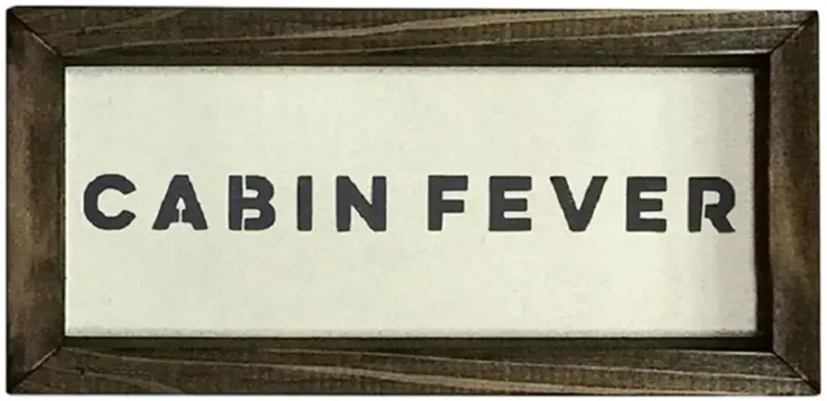 Cabin Fever Framed Art