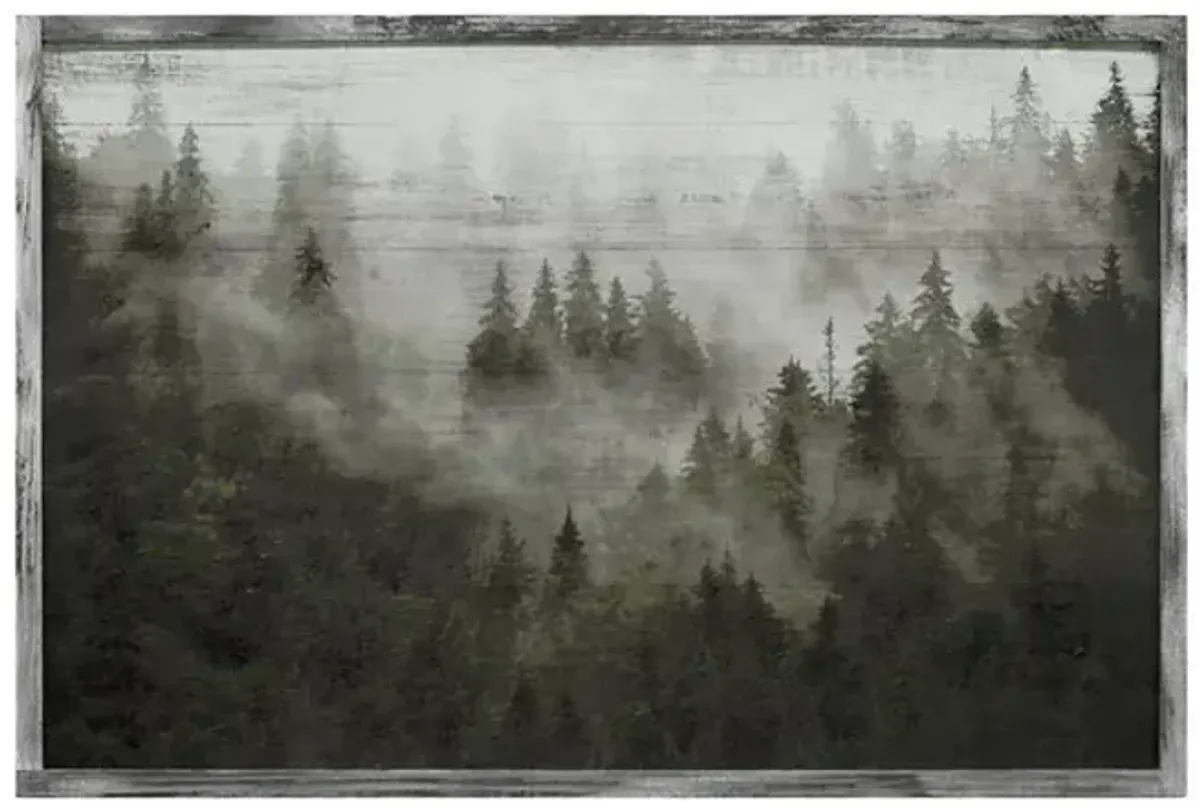 Creeping Fog Framed Art