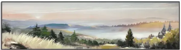 Perfect View Framed Canvas Art