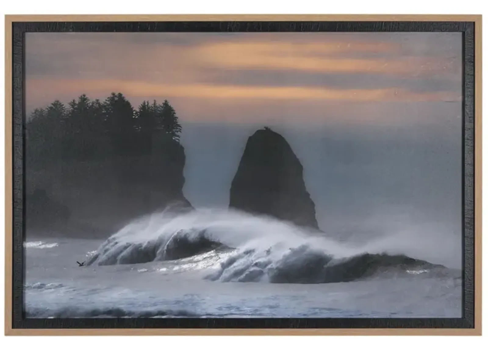 Crashing Waves Framed Print