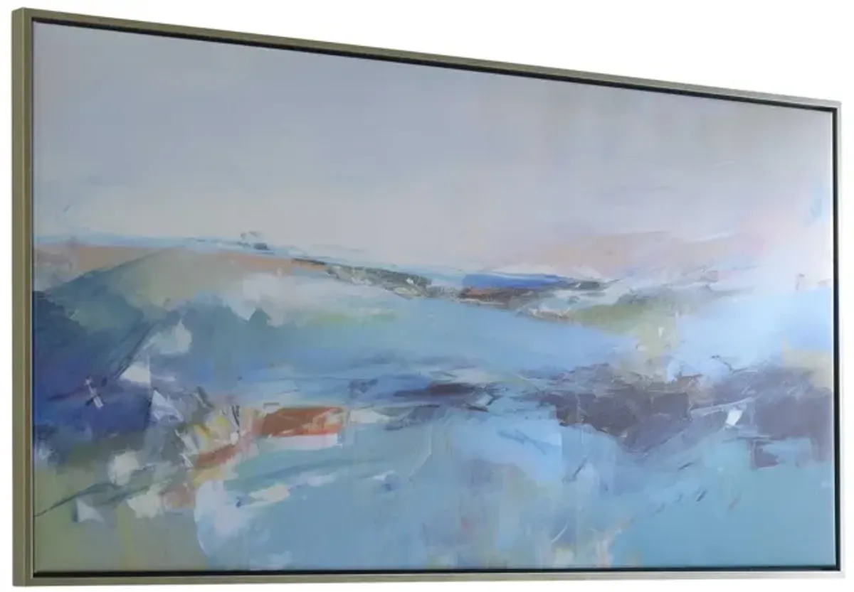  For the Love of the Sea  Framed Abstract Giclee On Canvas