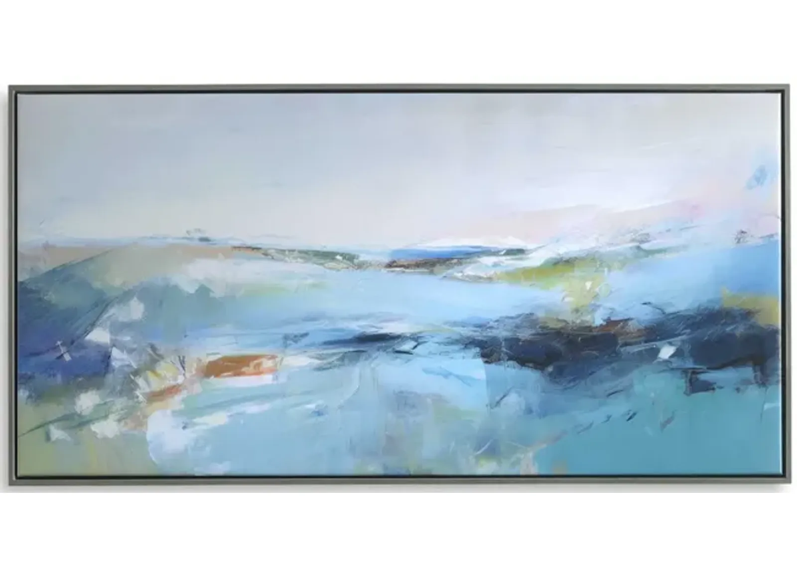  For the Love of the Sea  Framed Abstract Giclee On Canvas