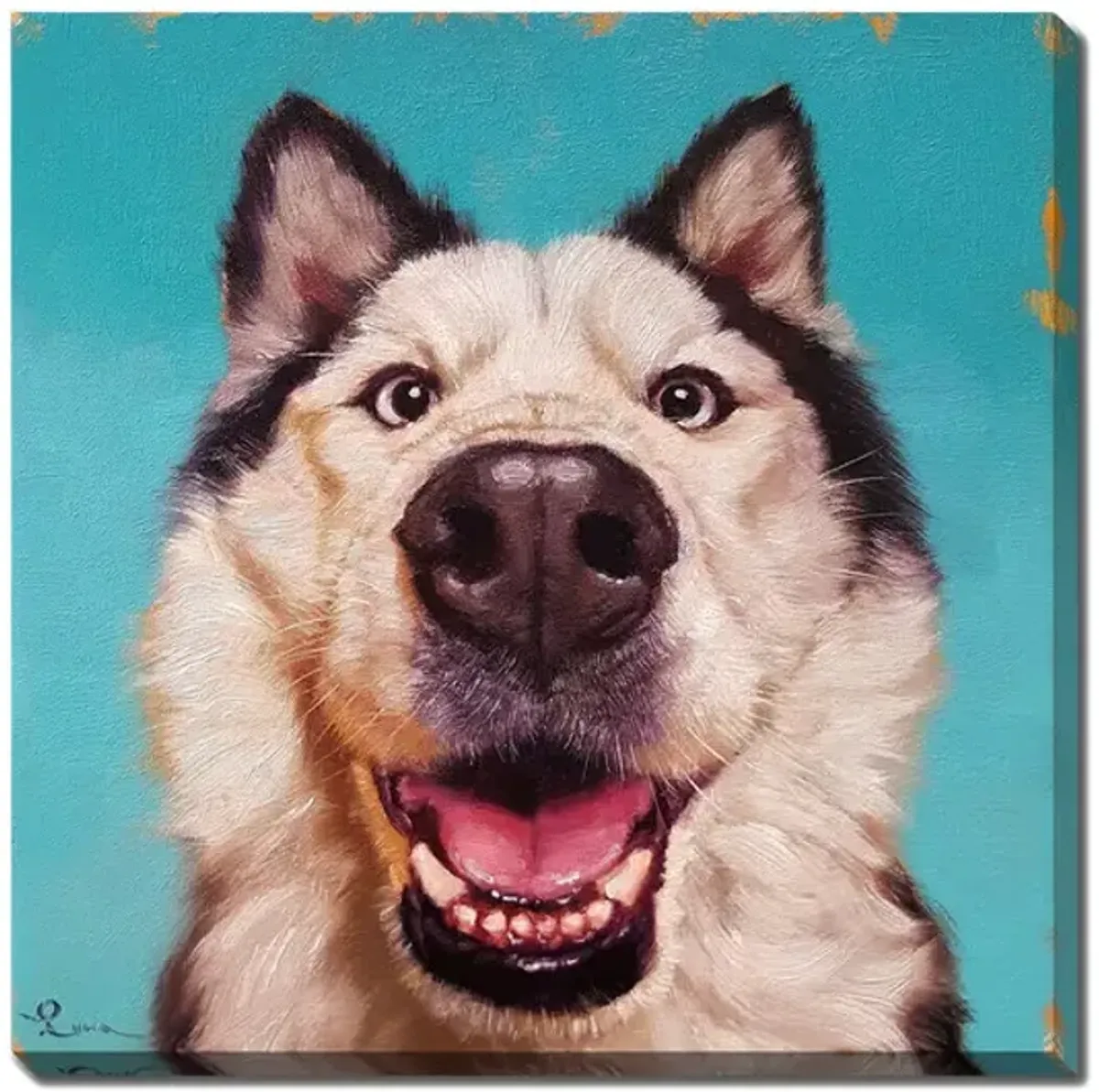 Husky Nose 10 Canvas Art