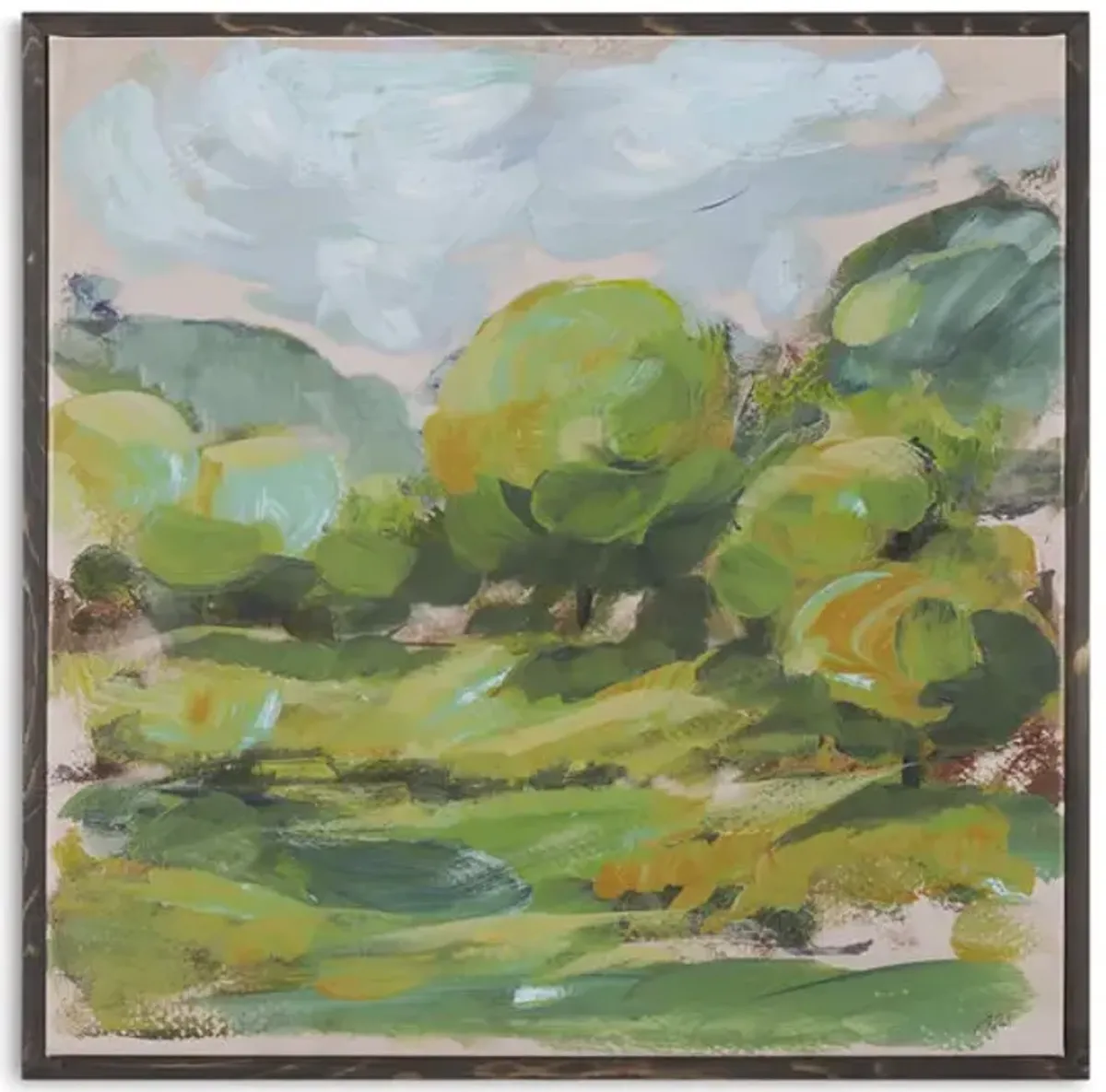 Vibrant View I Framed Art
