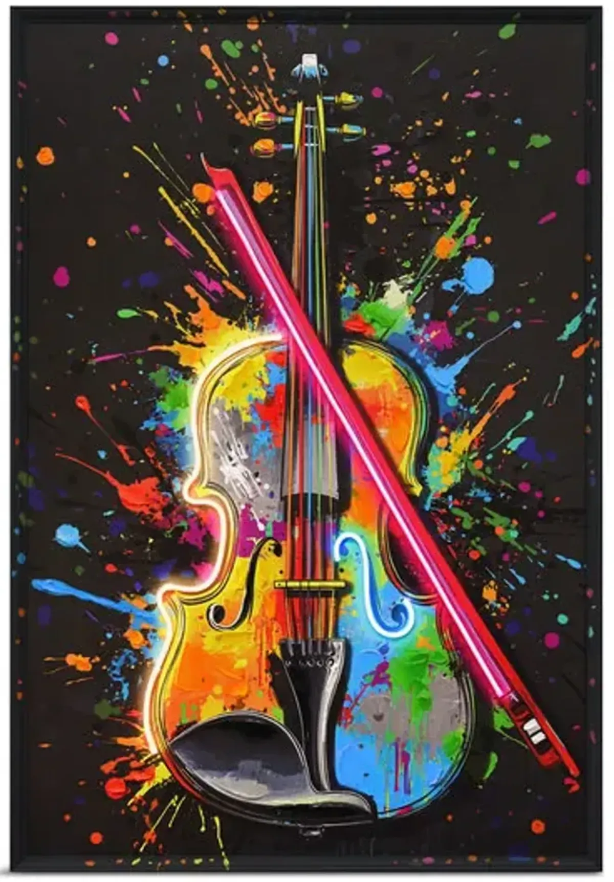 Music Is In Me LED Art