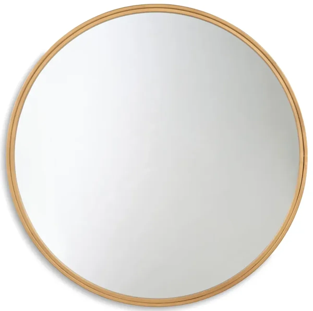 Armando Round Accent Mirror - Gold