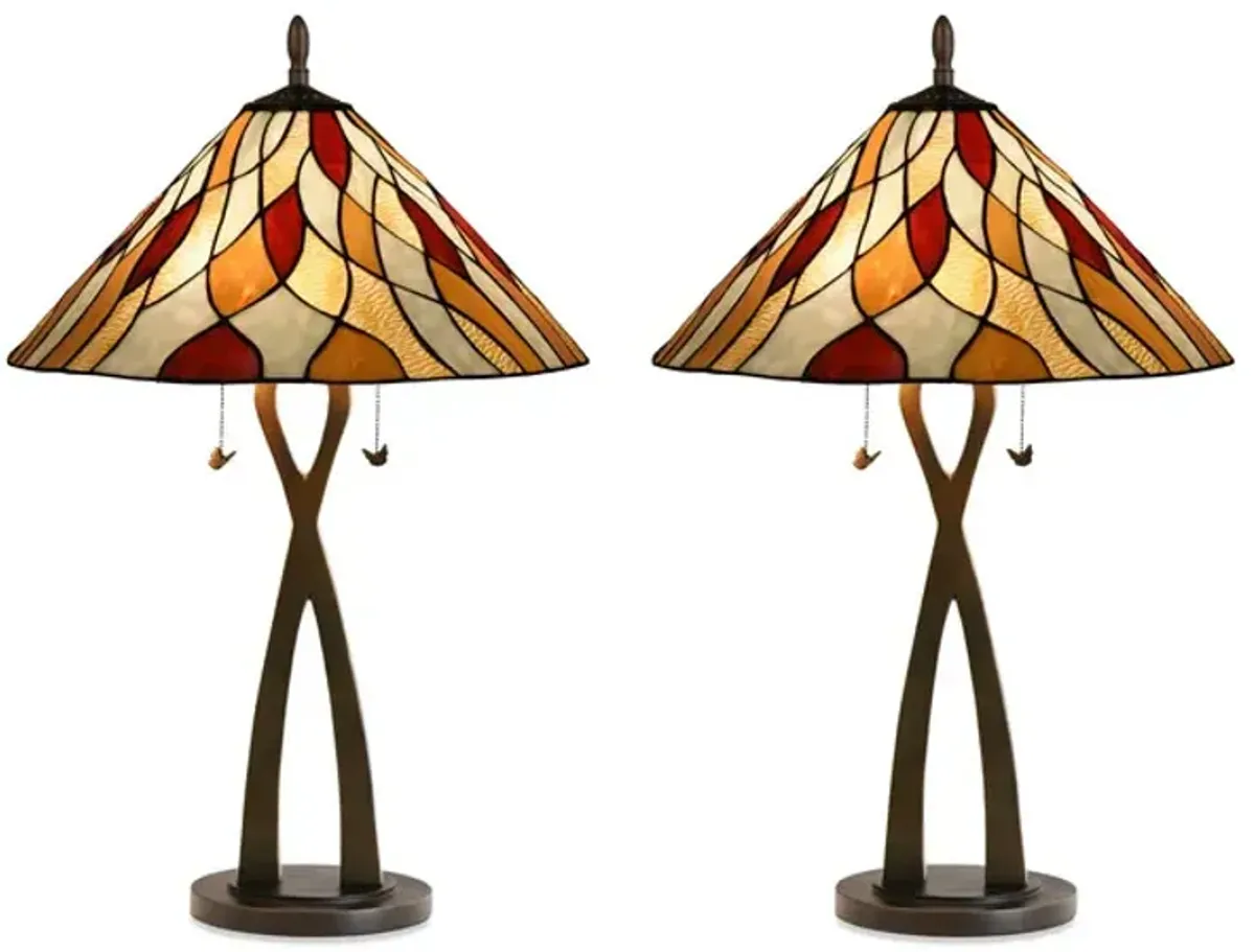 Birchwood Table Lamps - Set of 2