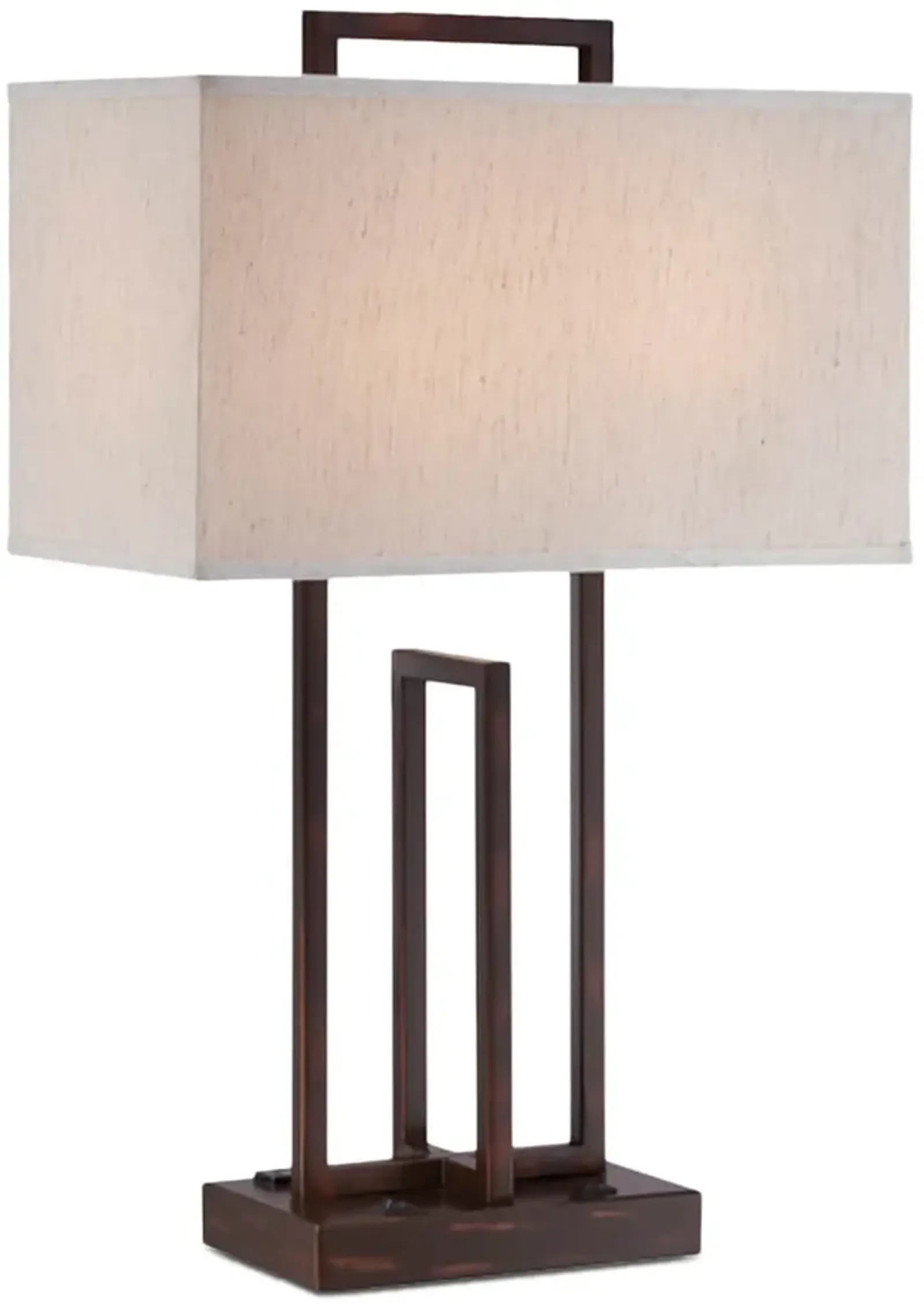 Farren Table Lamp With Outlets