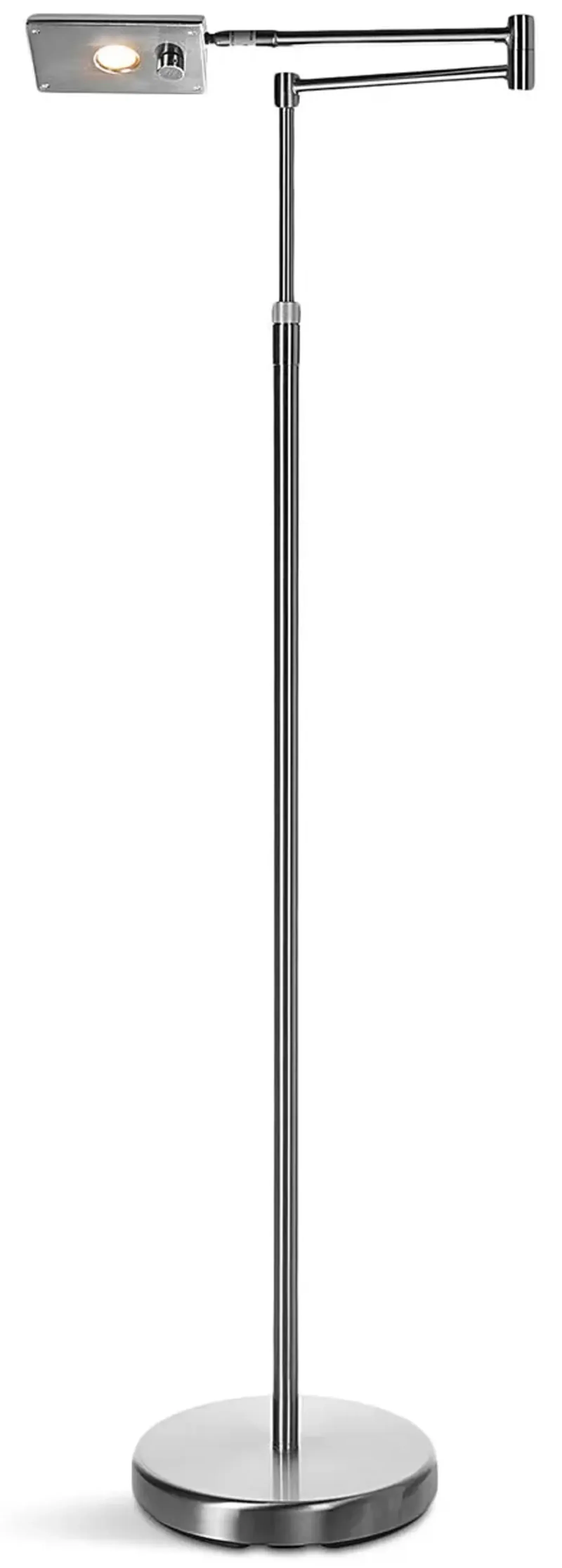 Pharma Floor Lamp - Brushed Nickel