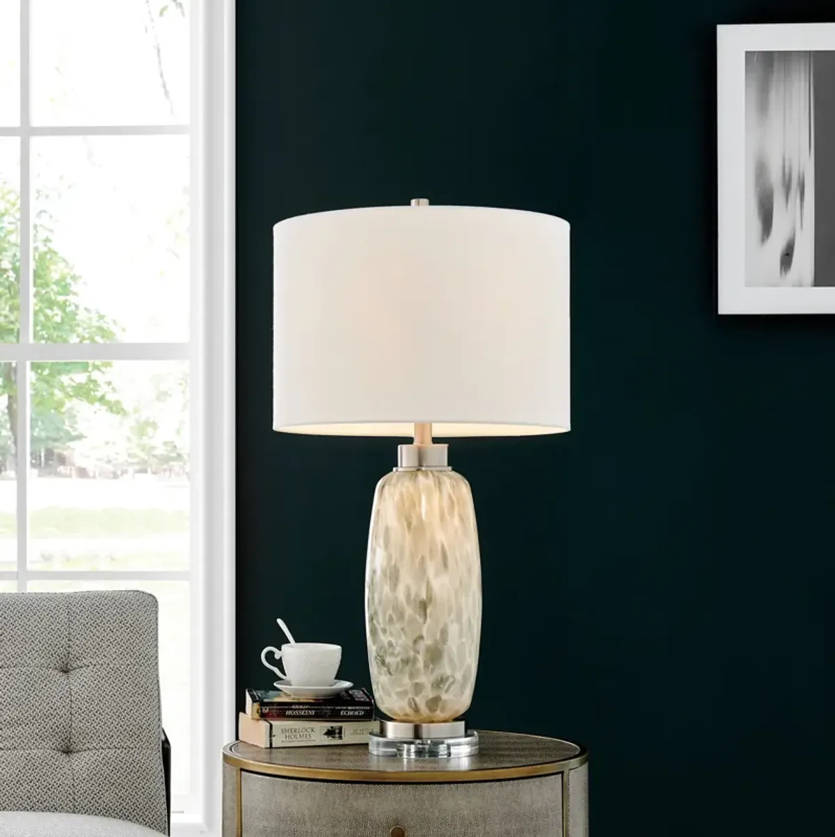 Claret Table Lamp