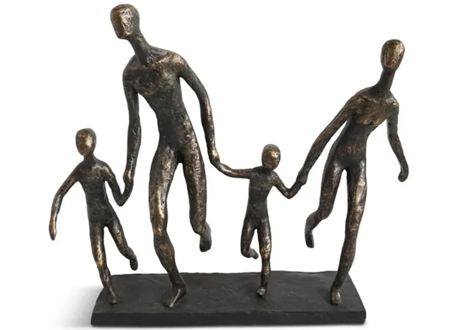 Running Family Sculpture