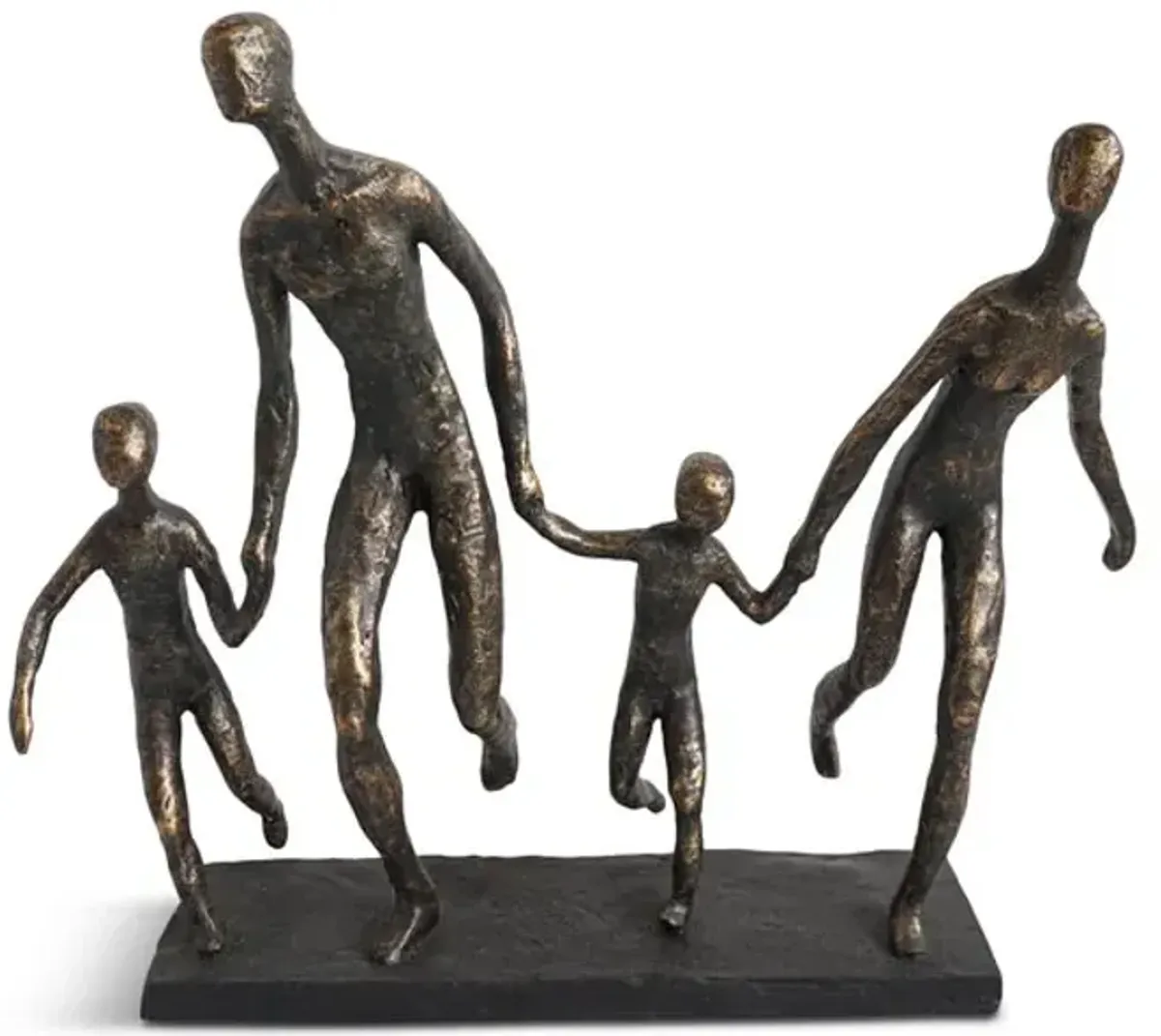 Running Family Sculpture