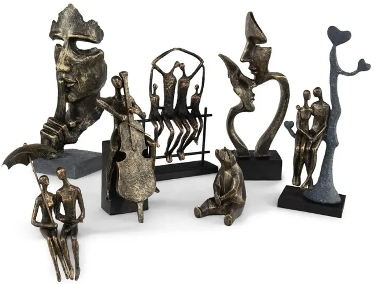 Cello Player Sculpture