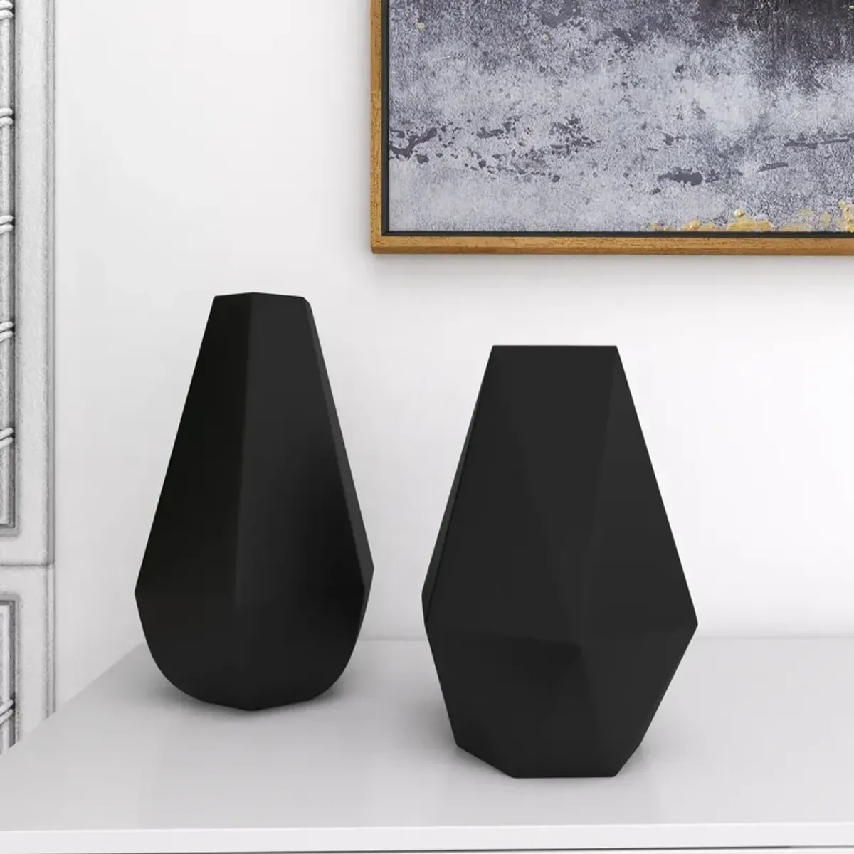 Metal Vases - Set of 2