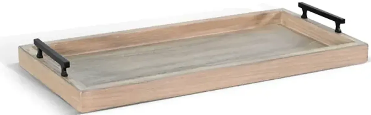 Ottoman Tray - Wheat Finish