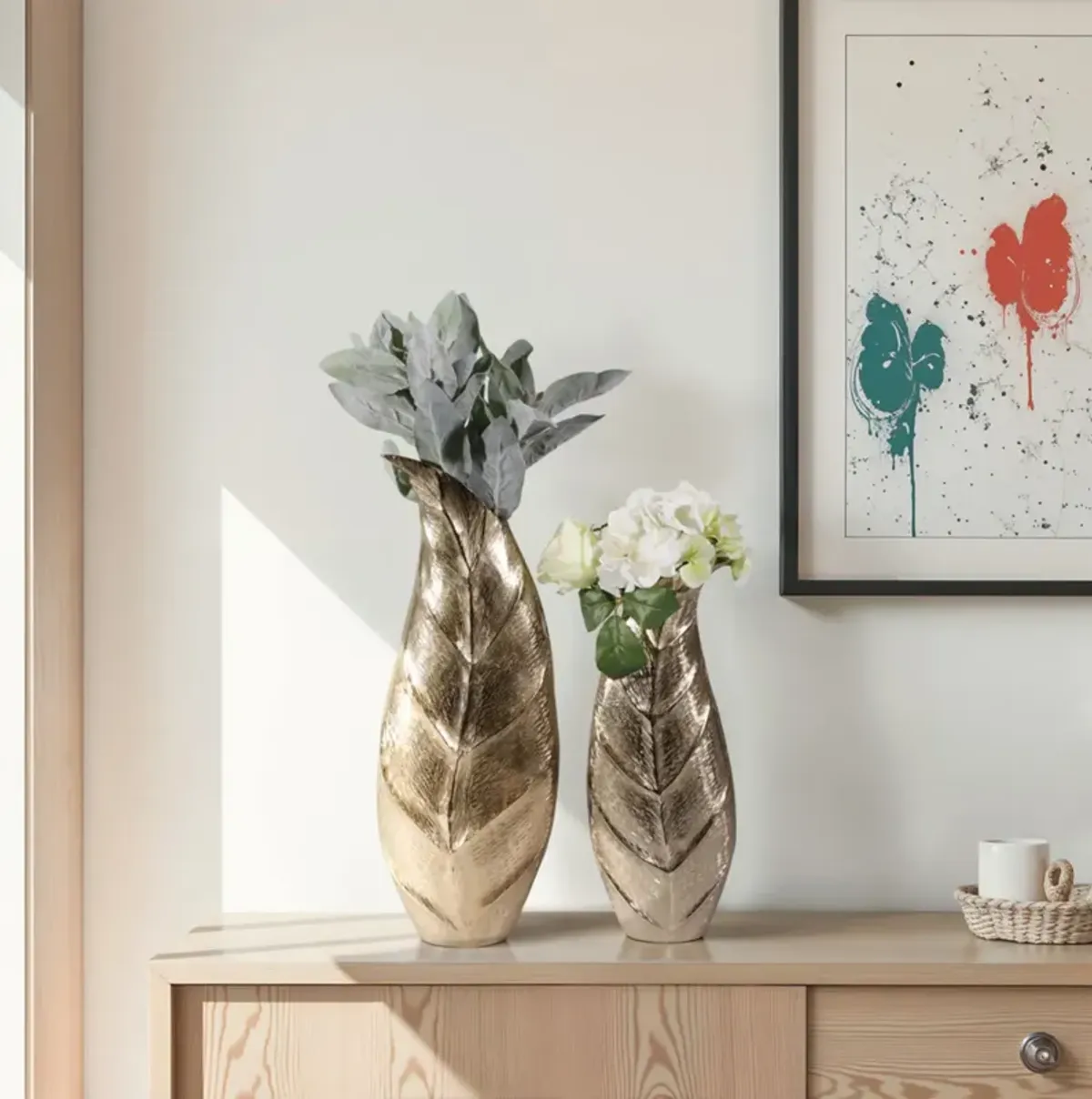 Fauna Leaf Vases