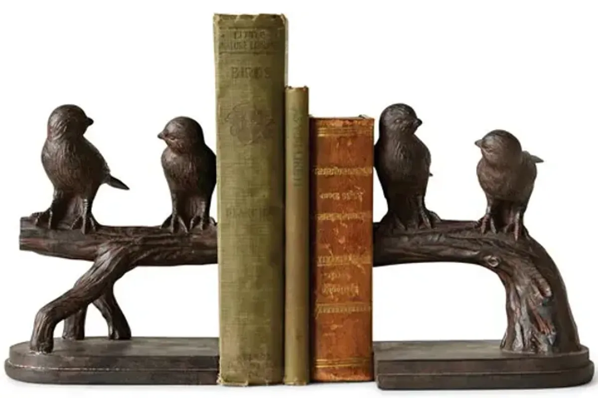 Bird Branch Bookends