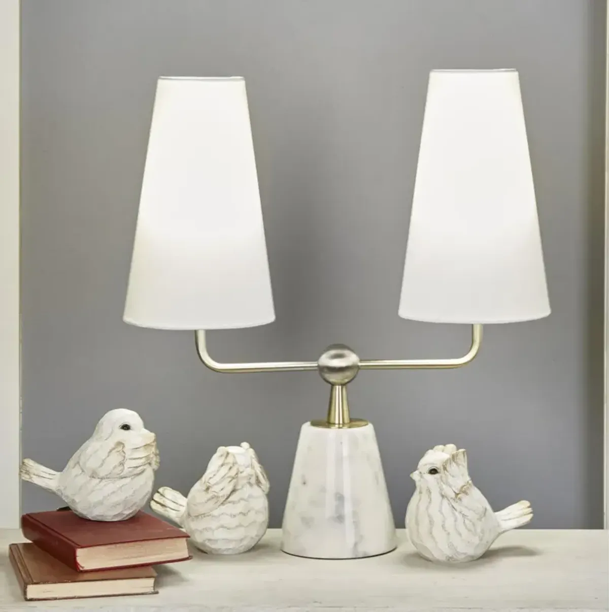 Resin Decorative Birds - Set of 3