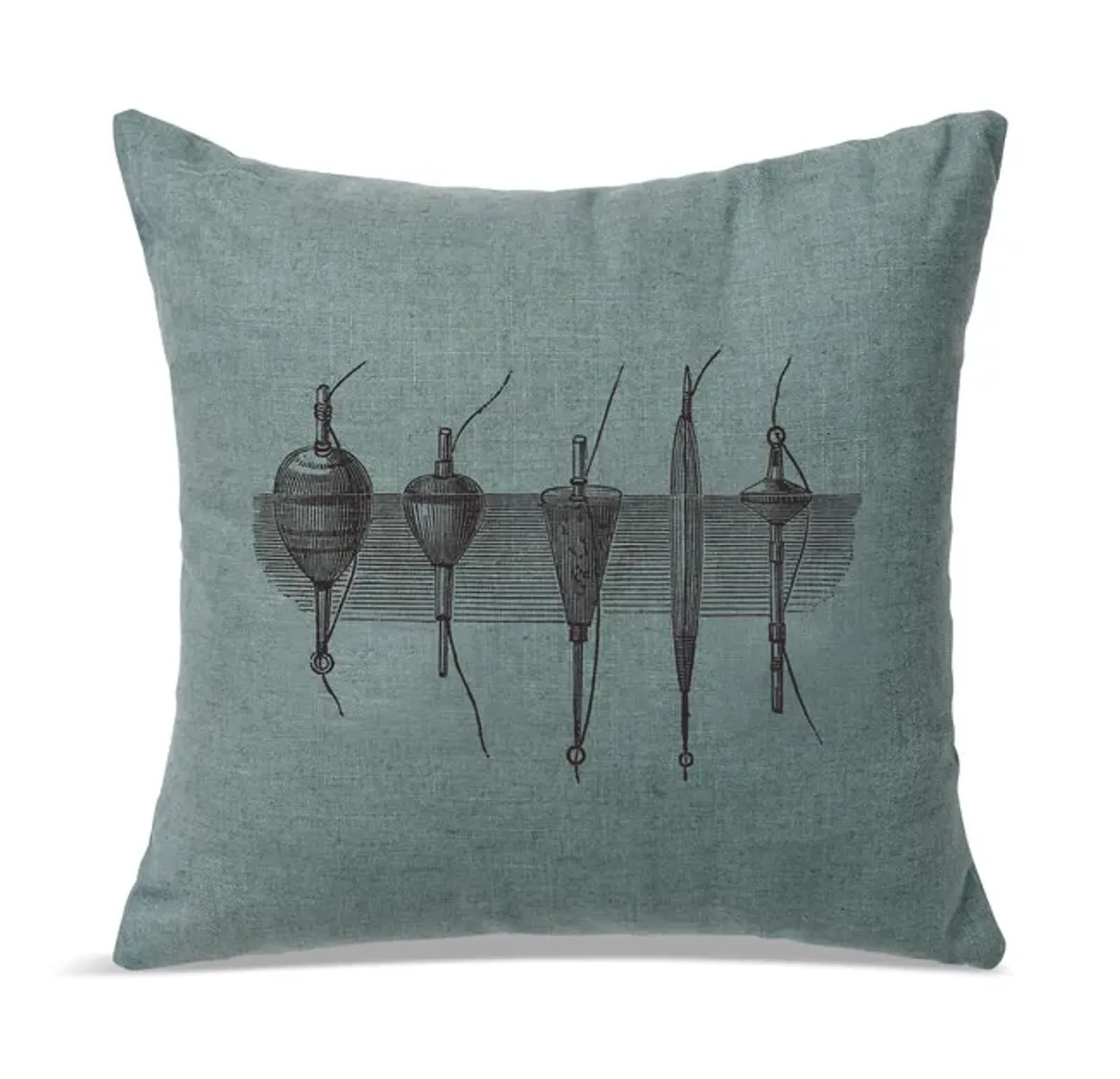 Lodge Decorative Pillow - Bobbers