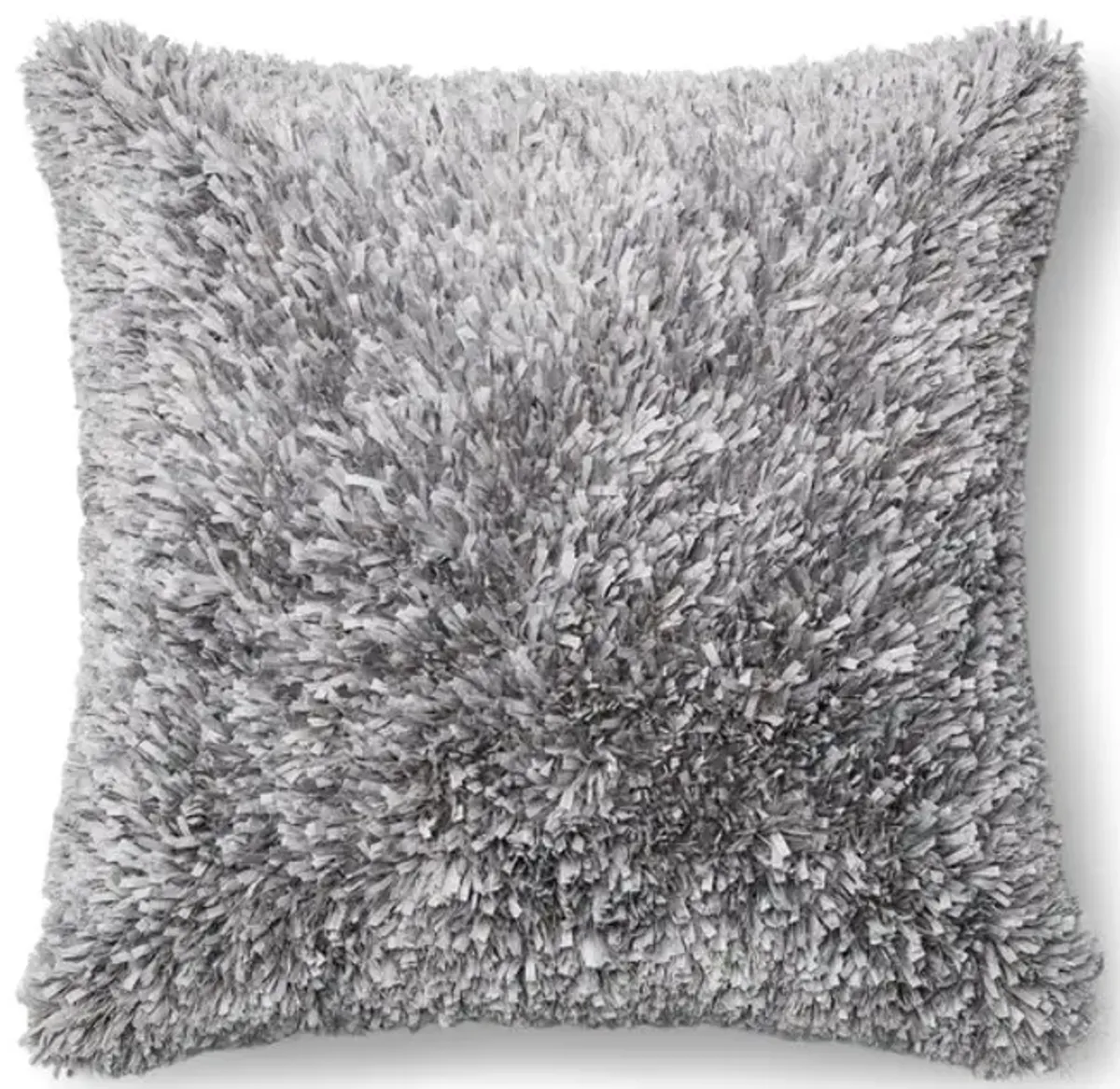 Shag Pillow - Grey