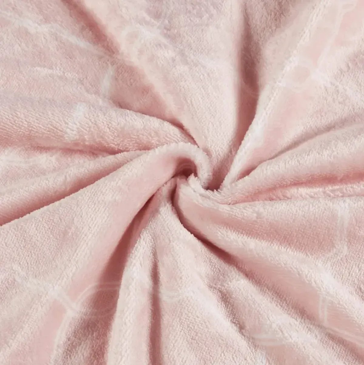 Pink Ogee Throw