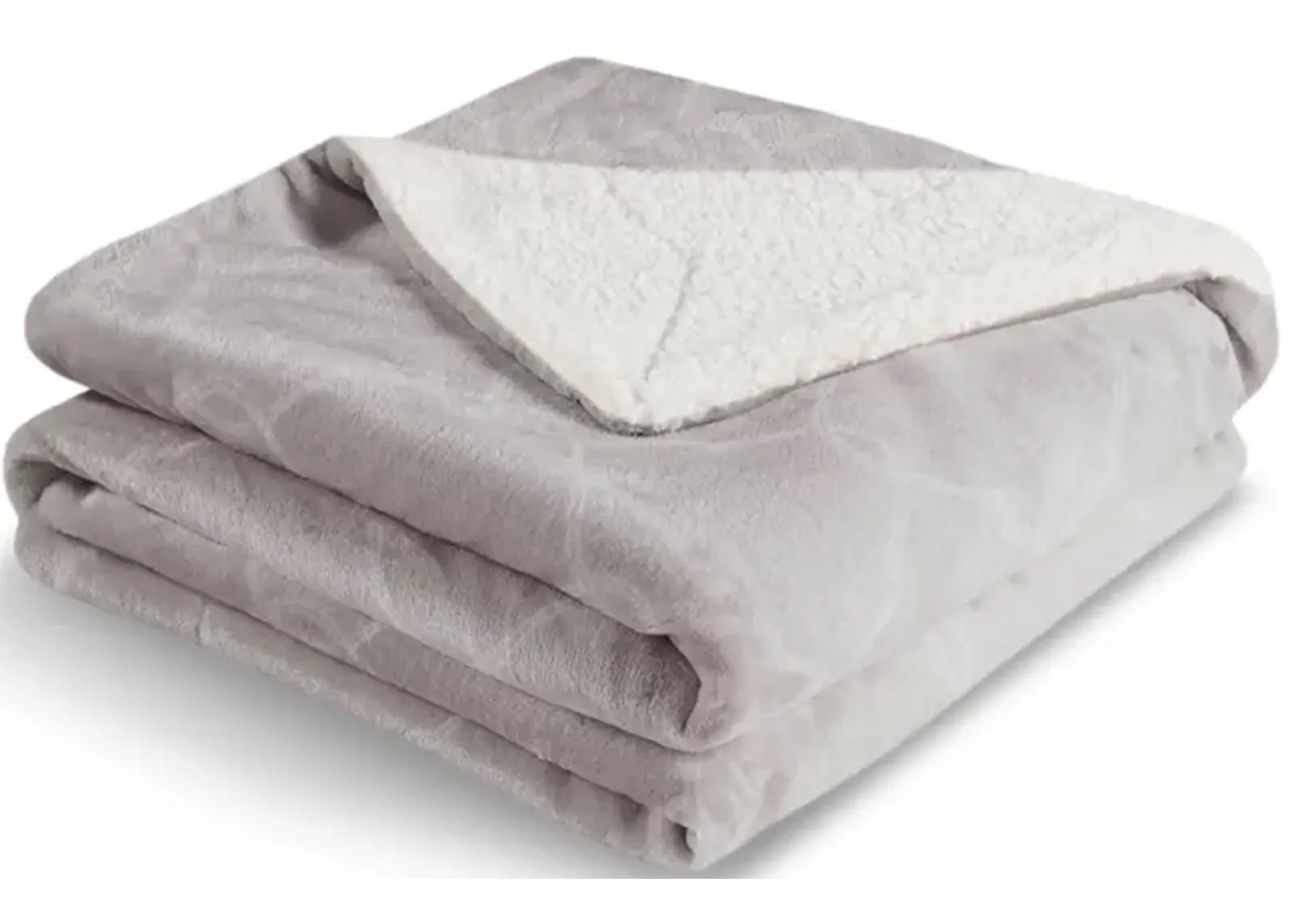 Grey Ogee Throw